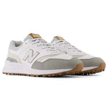 New Balance 997 Spikeless Wide (EE) Golf Shoes - White/Grey