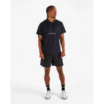 Malbon Performance Zip Baju Polo Golf Raglan - Hitam