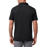 Travis Mathew Performance Jersey Flight Golf Polo Shirt - Black