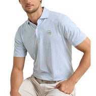 Baju Polo Golf Jersi Peter Millar Alda Performance - Iris Mist