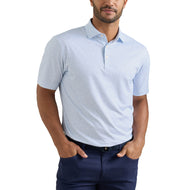 Baju Polo Golf Jersi Peter Millar Ashgrove Performance - Biru Aliran
