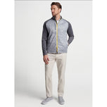 Peter Millar Endeavor Hybrid Golf Jacket - Gale Grey/Iron