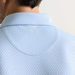 Peter Millar Mayfield Performance Jersey Golf Polo Shirt - Iris Mist