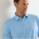 Peter Millar 纯色性能球衣高尔夫 Polo 衫 - 黑色（副本）