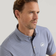 Peter Millar Solid Performance Long Sleve Jersey Golf Polo Shirt - Navy