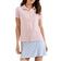 Peter Millar Women's Coolspun Lite Cotton Piqué Polo - Pearl Pink/Soft White