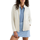 Peter Millar Women's Lumi-Knit Performance Full Zip - Malambot na Puti