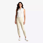 Peter Millar 女式 Karlie 弹力棉缎高尔夫裤 - 石色