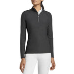 Peter Millar Women Melange Raglan Sleeve 1/4 Zip Midlayer - Itim