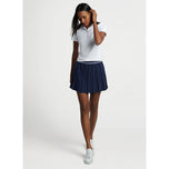 彼得·米拉（Peter Millar）女子表演伸展球衣高尔夫衬衫 - 白