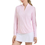 Peter Millar Women's Shadebreak Playful Petals Lightweight Sunshirt - Pearl Pink
