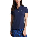 Peter Millar Performance Regangan Jersey Golf Shirt - Tentera Laut