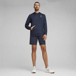 Puma Cloudspun Patch Golf Hoodie - Deep Navy Heather