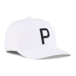 Puma Heritage P Golf Cap - White Glow/Puma Black