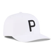 Puma Heritage P Golf Cap - White Glow/Puma Black