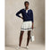 RLX Ralph Lauren Women's Performance Polo Collar Knitted Pullover - Pinong Navy