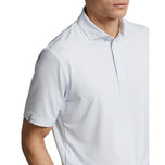 RLX Ralph Lauren Printed Lightweight Airflow Performance Golf Shirt - Oxford Blue Geo Neat