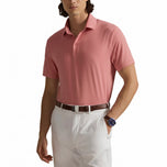 RLX Ralph Lauren 定制版型轻质气流高尔夫 Polo 衫 - 沙漠玫瑰色