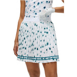 Skort Golf Breezy Pleated Rohnisch Wanita - Teal Mountain Bloom