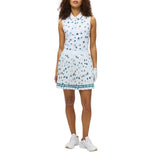 Skort Golf Breezy Pleated Rohnisch Wanita - Teal Mountain Bloom