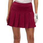 Skort Golf Nicky Pleated Rohnisch Wanita - Beet Red