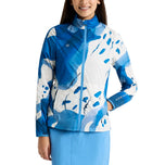 Jaket Golf Ultralight yang boleh dibungkus wanita Rohnisch - Blue Aquarelle