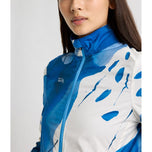 Jaket Golf Ultralight yang boleh dibungkus wanita Rohnisch - Blue Aquarelle