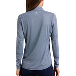 Peter Millar Shadebreak Full Bloom Lightweight Golf Sunshirt - Navy