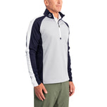 Sunderland Aspen Quarter Zip Raglan Paneled Air Midlayer Golf - Perak