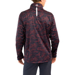 Sunderland Whisperdry Pro -Lite Lightweight Waterproof Golf Jacket - Mulberry Camo/ Navy
