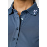 J.Lindeberg Women's Tour Tech Golf Polo Shirt - Vintage Indigo