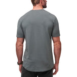 Travis Mathew Cloud Crew Golf Tee - Gelap Zaitun