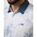 Travis Mathew 羽量级漂移高尔夫 Polo 衫 - 白色