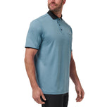 Travis Mathew Featherweight Pocket Golf Polo Shirt - Captains Blue