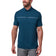 Travis Mathew Heater Pro Chest Stripe Golf Shirt - Titan