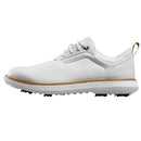 Travis Mathew The Modern Tour Spiked Golf Shoes - Classic White/Tan