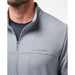 Travis Mathew Valley Tingnan ang Buong Zip Golf Jacket - Heather Grey
