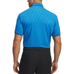 Baju Polo Golf Jacquard Drive Under Armor Drive - Blue Atlantis/Midnight Navy