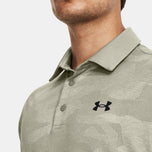 Under Armor Playoff 2.0 Jacquard Golf Polo Shirt - Grove Green/Olive Tint