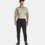 Under Armor Playoff 2.0 Jacquard Golf Polo Shirt - Grove Green/Olive Tint