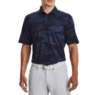 Sa ilalim ng Armor Playoff 2.0 Jacquard Golf Polo Shirt - Hatinggabi Navy