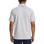 Baju Polo Golf Under Armor Playoff 3.0 Stripe - Kelabu