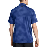 Sa ilalim ng Armor Playoff 3.0 Naka -print na Golf Polo Shirt - Tech Blue/Black