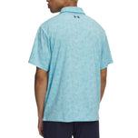 Under Armour Playoff 3 Print Golf Polo Shirt - Asul/Navy