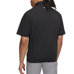 Under Armour Short Sleeve Drive Wind Golf 1/4 Zip - Hitam