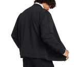 Tips Tour Under Armor FZ Jaket Pengebom Golf Tahan Air - Hitam / Putih