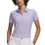 Under Armour Women's ArmourDry Golf Polo Shirt - Purple Crest