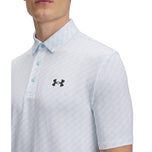Under Armor Playoff 3.0 Polo Golf Shirt - Stream/Putih