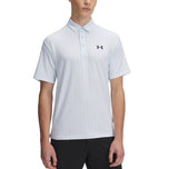 Under Armor Playoff 3.0 Polo Golf Shirt - Stream/Putih
