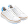 Cole Haan Women's GrandPrø Topspin Waterproof Golf Shoes - Optic White/Azure Blue